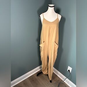 Tan Women's Jumpsuit